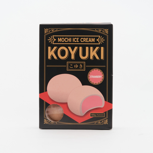 Koyuki Strawberry Mochi Ice Cream 180g (6 pieces)