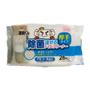 Sugouden-kun Flushable Antibacterial Toilet Cleaner Wipes Thick Type 26pcs