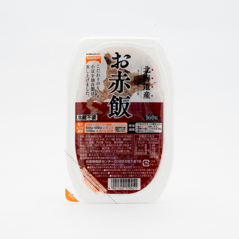【此日期前最佳:2026年05月15日】TableMark 北海道產「北之雪糯米」紅豆飯 單包裝 160克
