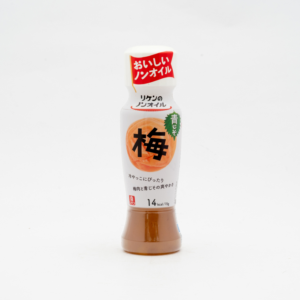【Best Before:13/06/2026】Riken Non-Oil Green Shiso Plum Dressing 190ml