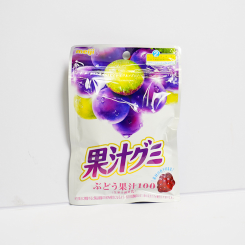 Gommes aux fruits Meiji 100 % raisin 51 g