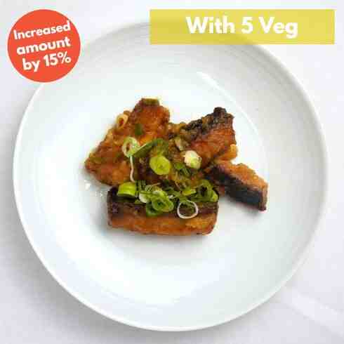 Braised Soy and Dashi Mackerel (+5 veg)