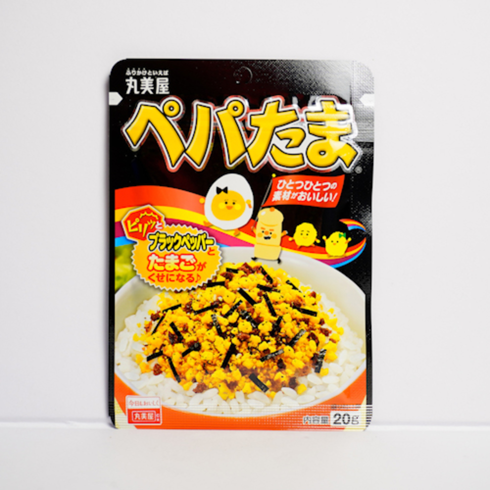 Furikake Pepa Tama au Poivre Noir et Œuf Marumiya 20g
