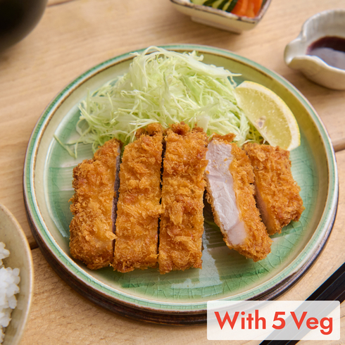 Pork Tonkatsu (+5 veg)
