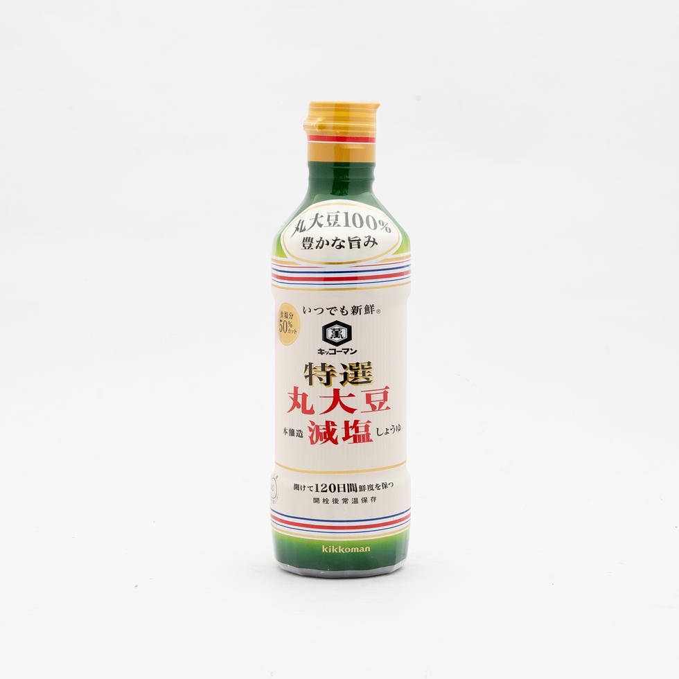 キッコーマン いつでも新鮮特選丸大豆減塩しょうゆ 450ml