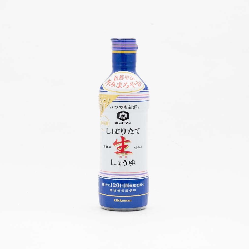 Kikkoman Anytime Fresh Pressed Fresh Soy Sauce 450ml