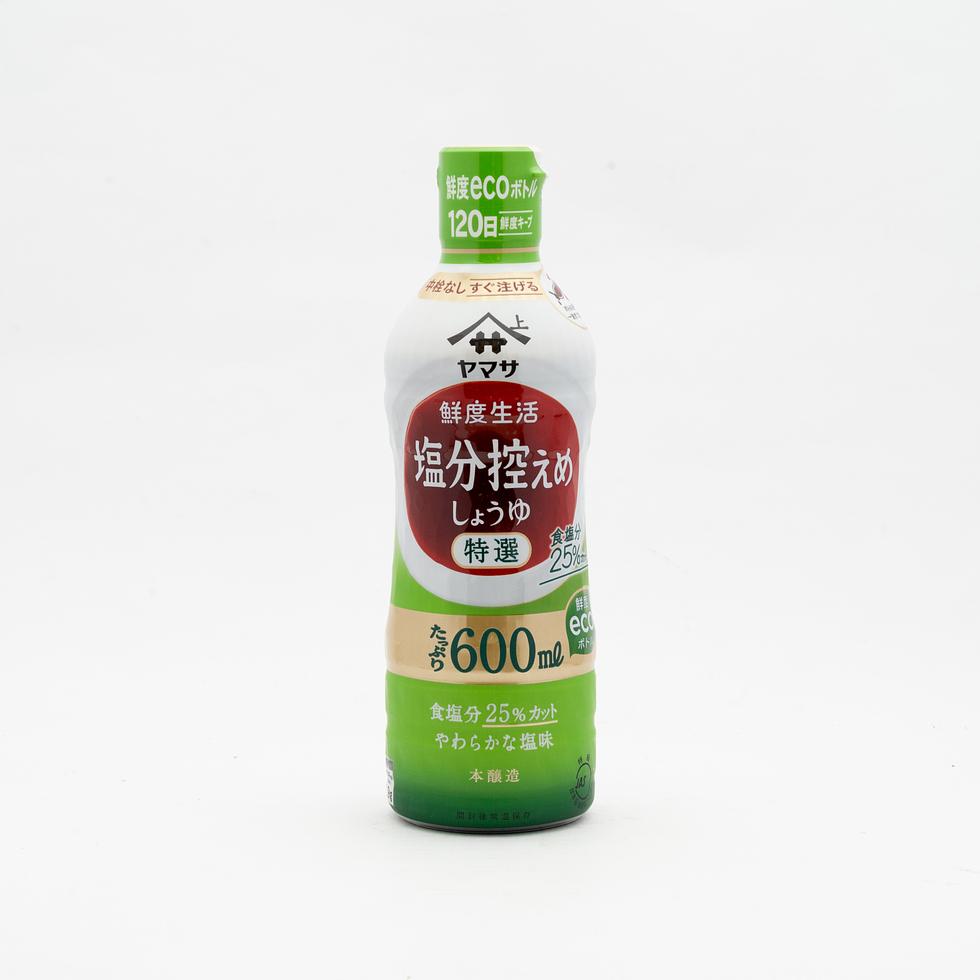 YAMASA Sendo Seikatsu Genen Shoyu (Less Salt Soy Sauce) 600ml