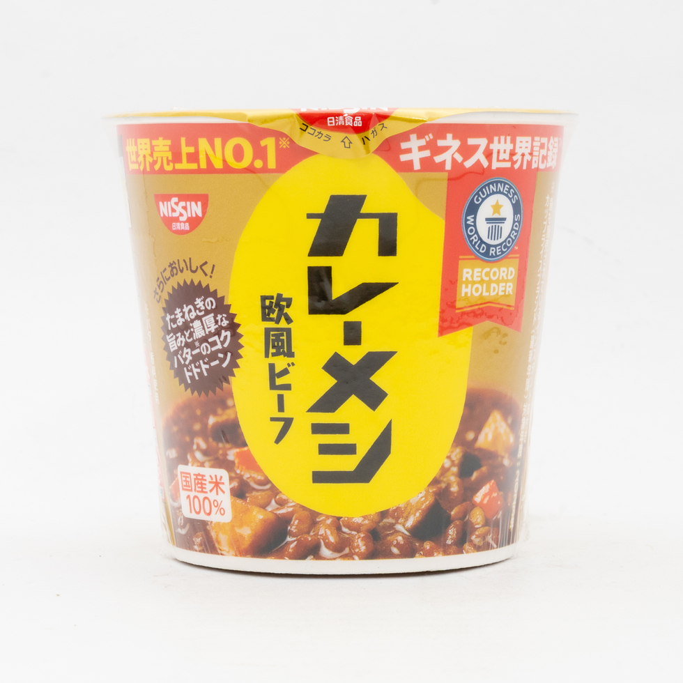 Nissin Curry Meshi Bœuf 107g