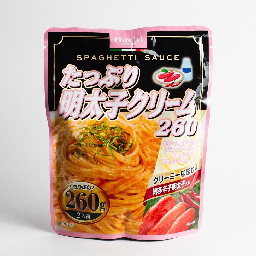 Sauce pour spaghettis instantanée Hachi à la crème de Mentaiko 260g