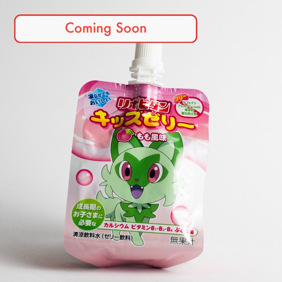 Gelée en sachet Lipovitan Kids à la pêche Pokémon de Taisho 125 ml