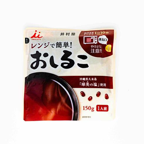 Oshiroko (soupe de haricots rouges sucrée) facile au micro-ondes Imuraya 150g