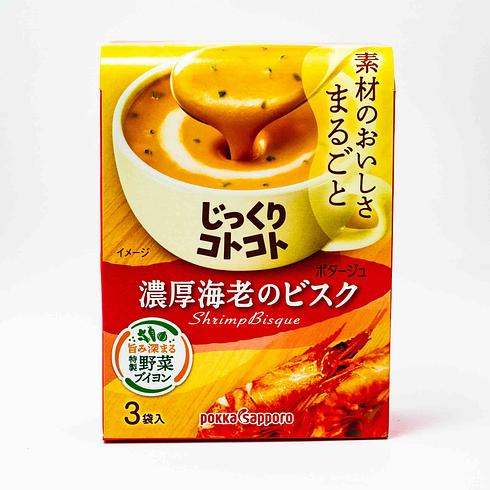 Bisque épaisse aux crevettes Pokka Sapporo mijotée lentement 3 sachets