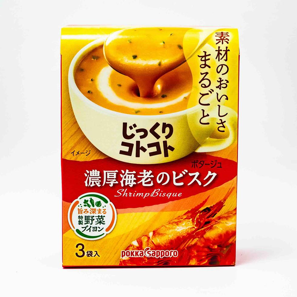 ポッカサッポロ じっくりコトコト 濃厚海老のビスク 3パック