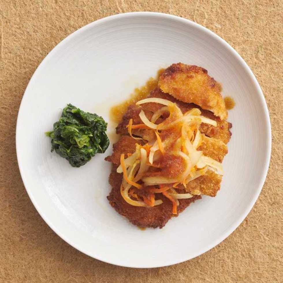 Chicken Katsu with Oroshi Sweet Soy Sauce