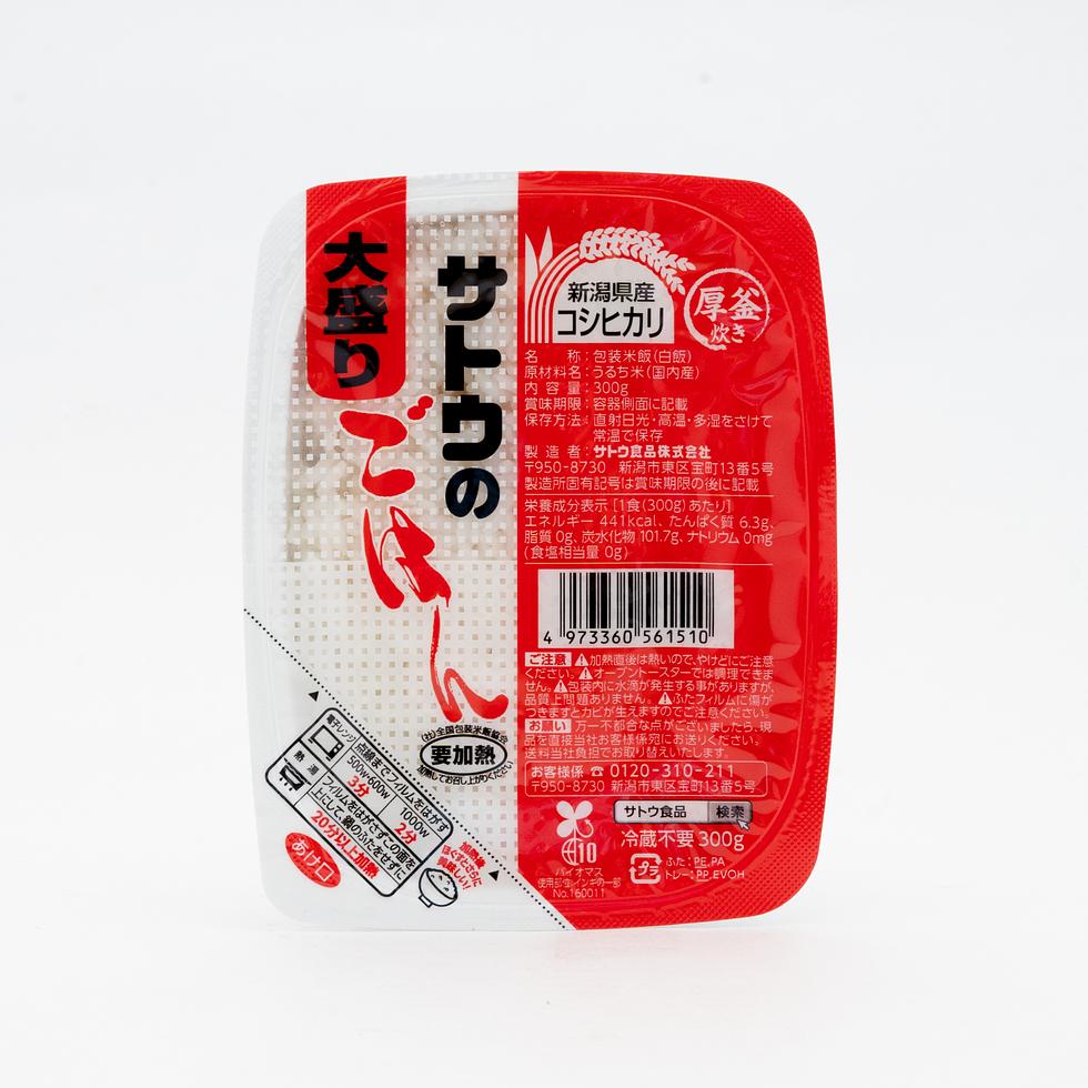 Sato's Cooked Rice – Koshihikari (Large Serving) 300g