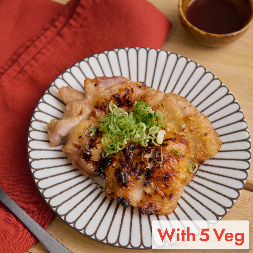 Grilled Chicken with Ponzu Soy Sauce (+5 veg)