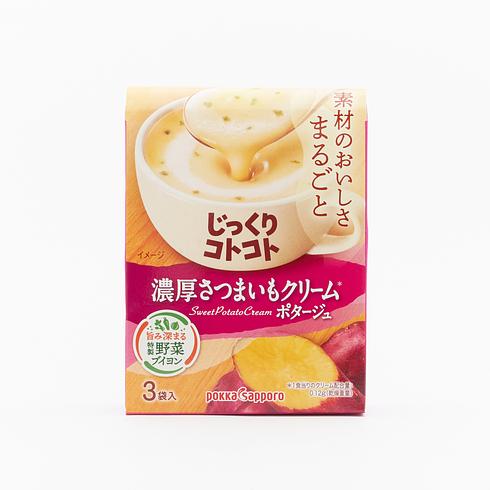 Potage crémeux à la patate douce mijoté Pokka Sapporo (3 sachets)