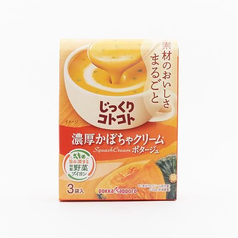Potage riche à la crème de potiron mijoté lentement Pokka Sapporo (3 sachets)