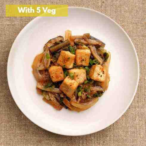 Tofu Sukiyaki (+5 veg) - Halal, Ve
