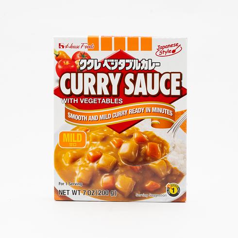 Sauce au curry et légumes House Foods Kukure doux 200g