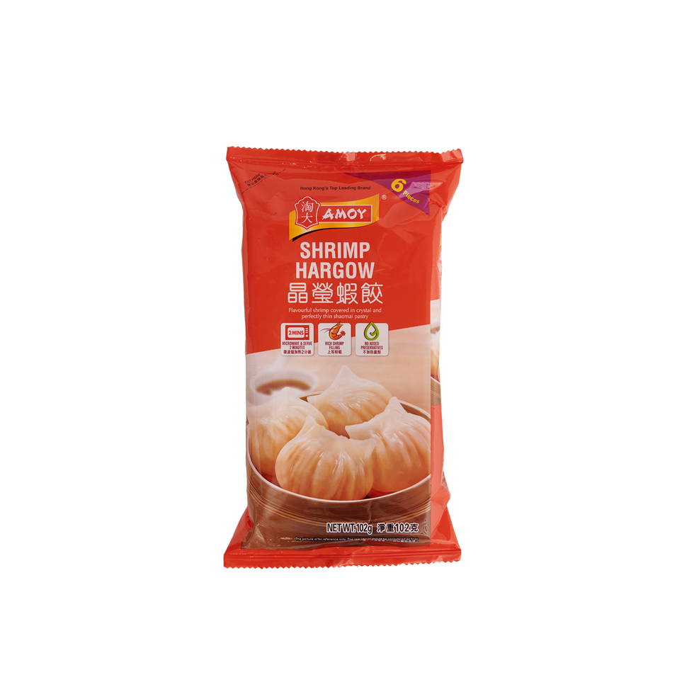 [First Order Only] Amoy Shrimp Hargow Dumplings 102g (6 Pieces, Made in Hong Kong)