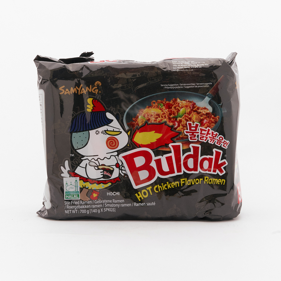三養 火辣雞拌麵 原味 (5包裝 × 140克)