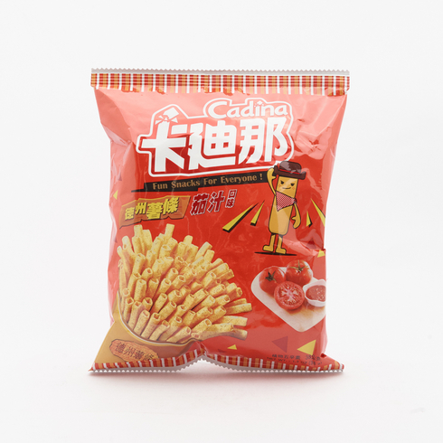 【Best Before:24/05/2026】Taiwan Cadina Texas Fries - Tomato Flavour 38g