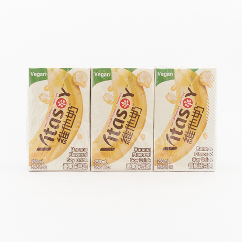 Vitasoy Banana Flavoured Soy Drink 250mL x 6