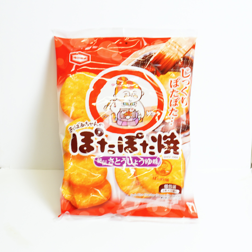 【DDM:23/05/2026】 Craquelins de riz à la sauce soja douce Obaachan No Potapotayaki Kamedaseika 122g