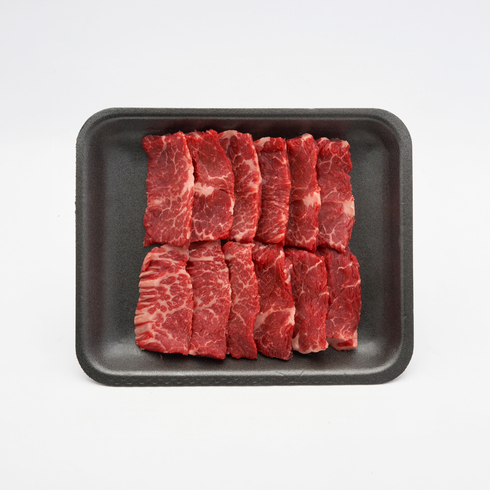 Kalbi de bœuf de qualité supérieure tranché sans os (plat-de-côtes) pour barbecue japonais 140-150g
