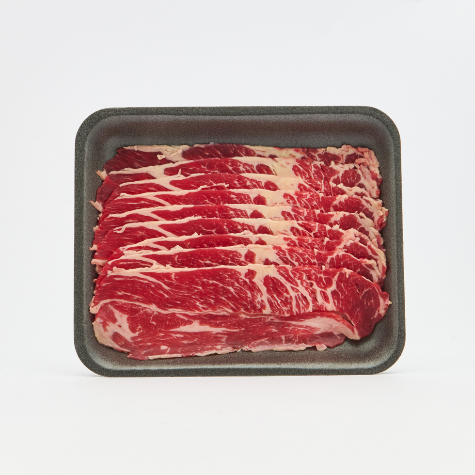 Tranches de plat de côtes de bœuf premium sélectionnées par WASO pour shabu-shabu 150-160g