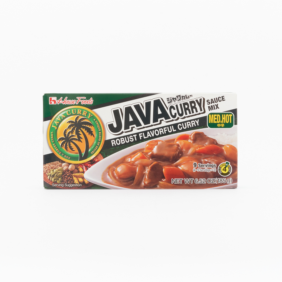 House Java Curry – Roux de Curry Japonais Moyennement Épicé 185g