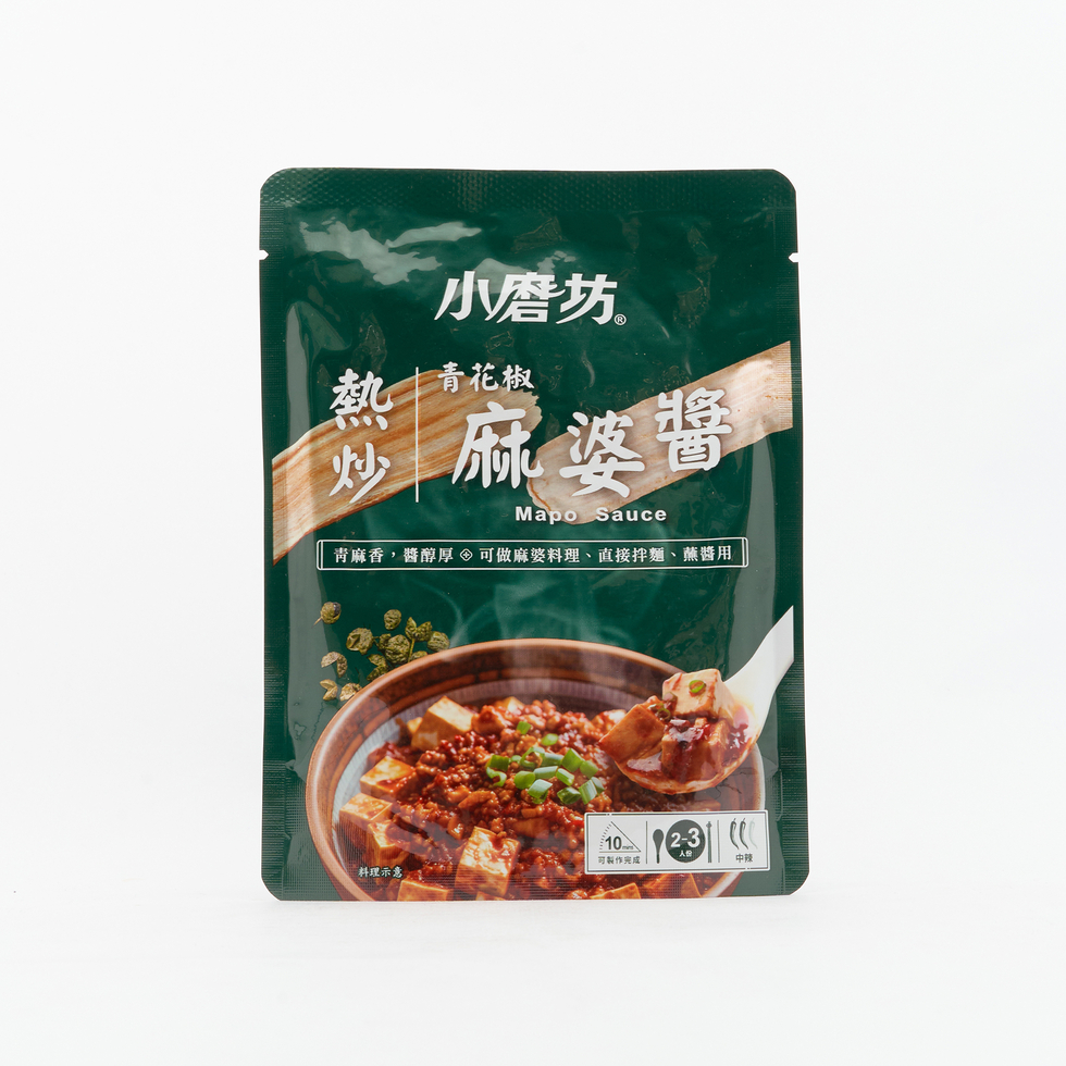 小磨坊 熱炒 青花椒麻婆醬（中辣）2-3人份 100克