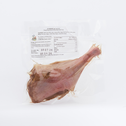 【UK Made】Hong Kong Styled Dehydrated Duck Leg (Cured Duck Leg) 180g