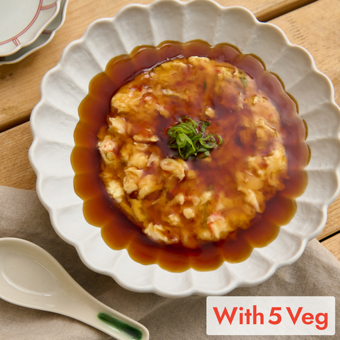 天津蟹肉玉子 甜酸醬汁 300克（附5種蔬菜)
