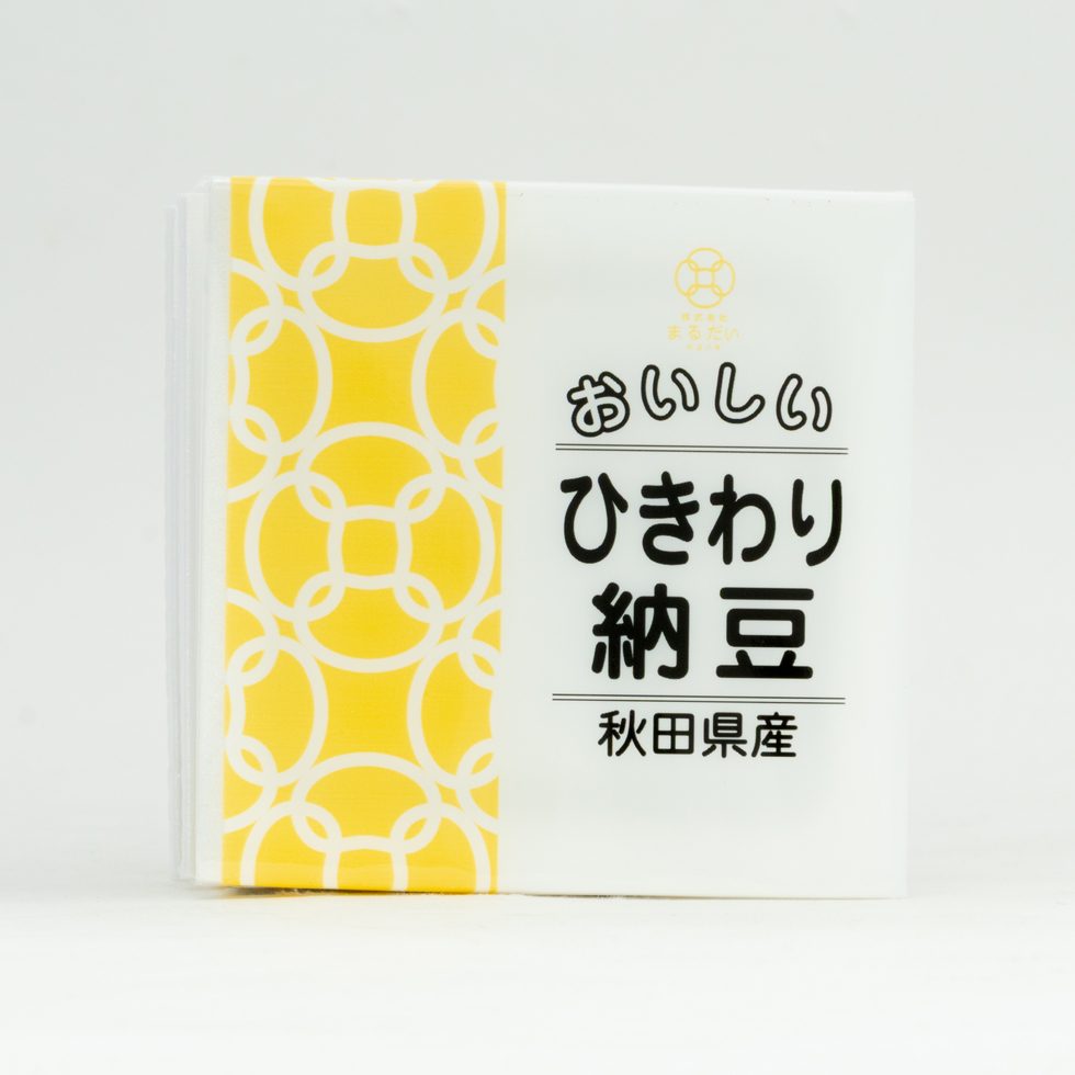 Marudai Natto Hikiwari (Akita) 40g×3- Limité à 8/ personne