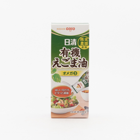 Nisshin OilliO Organic Perilla Oil Fresh Keep Bottle 145g