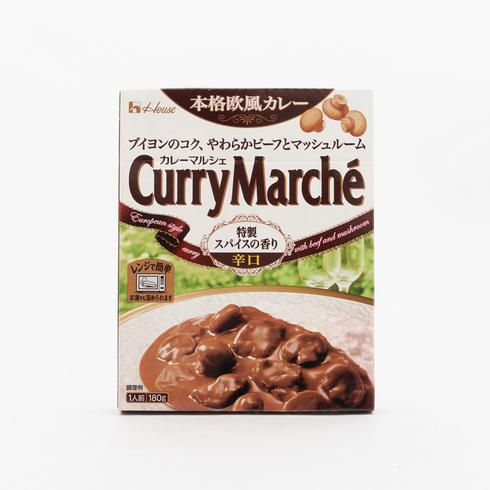 House Foods Curry Marche Hot Retort Curry 180g