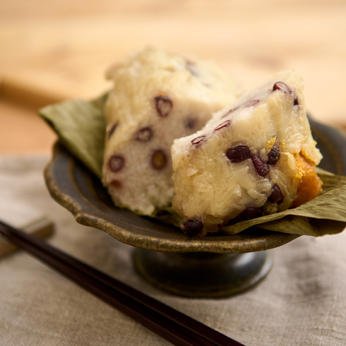 WASO Savoury Rice Dumpling (Red Bean, Pork Belly & Salted Egg Yolk) 285g