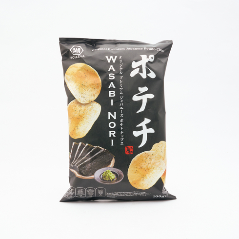 Koikeya Wasabi Nori Seaweed Crisps 100g
