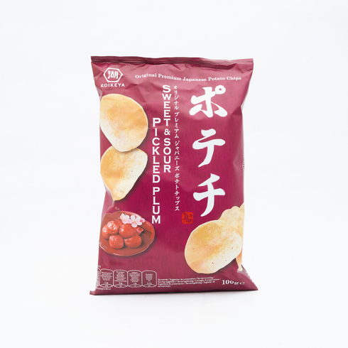 Koikeya Sweet & Sour Pickled Plum Crisps 100g