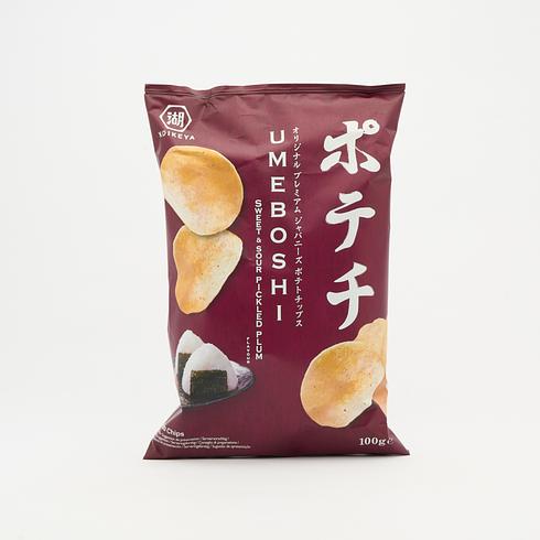 Koikeya Sweet & Sour Pickled Plum Crisps 100g