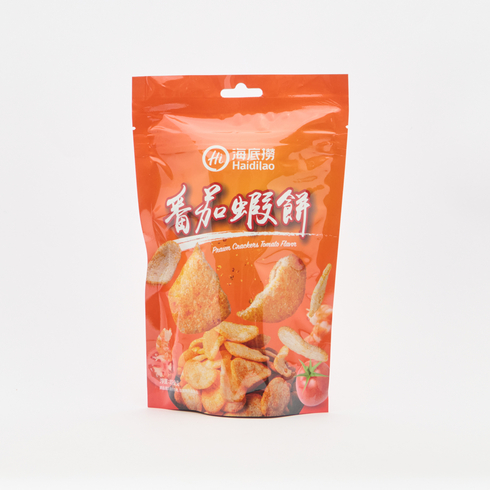【Best Before:10/06/2026】Haidilao Prawn Crackers Tomato Flavour 35g