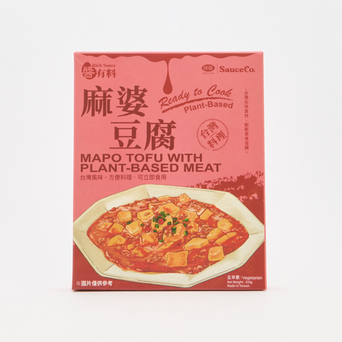 SauceCo Mapo Tofu with Plant-Based Meat (Ready to Cook) 310g