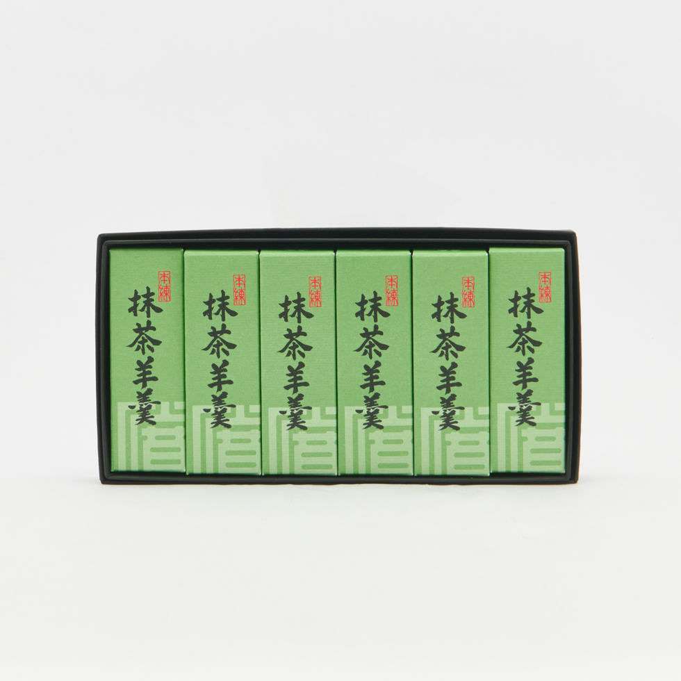 Kaneido Matcha Yokan 6-piece Set (Green Tea Sweet Bean Jelly)