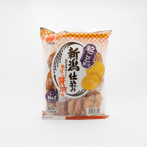 Sanko Seika Niigata Jikomi Soy Sauce Senbei Rice Crackers 126g