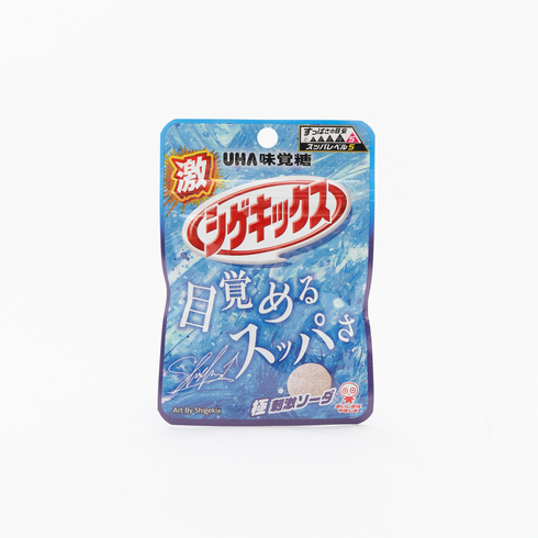  UHA Mikakuto Geki Shigekix Extreme Sour Soda Gummy 20g