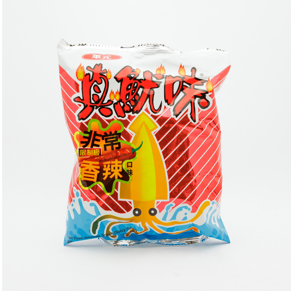 【此日期前最佳:2026年06月23日】華元 真魷味 非常香辣口味 50克