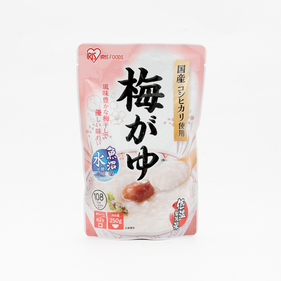 【Best Before:11/07/2026】 Iris Foods Japanese Rice Porridge with Pickled Plum 250g