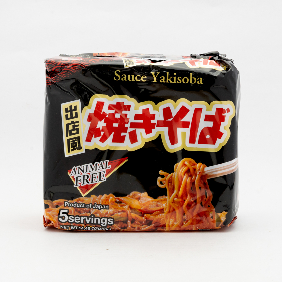 【此日期前最佳:16/06/2026】 Higashimaru 素食炒麵 多包裝 410克（5人份）